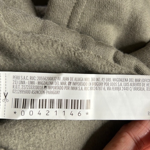 NWT forever athletic pullover sage quarter zip size S - Picture 4 of 6